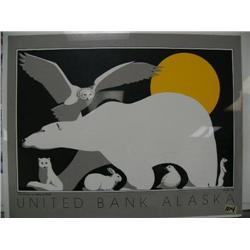 United Bank of Alaska Poster of Bear (2)