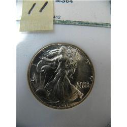 1941 Walking Liberty half dollar MS 64 (3)