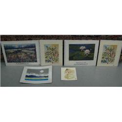 Group of 6 Shrink Wrap Pictures (74)