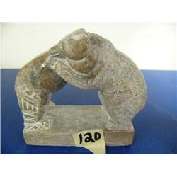 4" Soapstone man and Bear wrestling (74)
