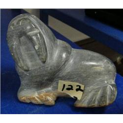 5 1/2" Soapstone Walrus (74)