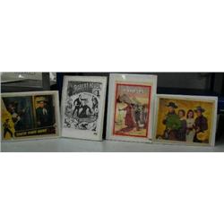 2 Musician's posters and 2 western movie posters (2)
