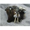 Image 1 : Beautiful soapstone 6" walruses (74)
