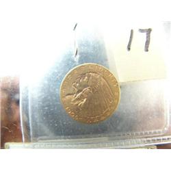 1908 2-1/2 Indian head gold piece (3)