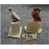 Image 1 : 2 Ivory Birds 2" High Tommy Pushruk (2)