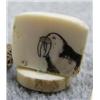 Image 3 : 2 Scrimshawed Ivory pieces by Carson Sockpick (2)