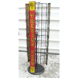Dell 15 cent Trading Post Comic Book Display Rack circa 1950 from the Original Seward Drug Company (