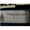 Image 2 : Lot of 3: Third National Bank of Cincinnati check dated 1864; State of North Carolina 3 dollar bill 