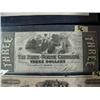 Image 3 : Lot of 3: Third National Bank of Cincinnati check dated 1864; State of North Carolina 3 dollar bill 