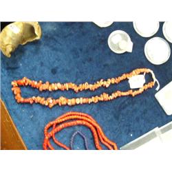 22" red coral necklace (3)