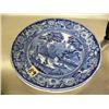 Image 1 : 10" blue and white transfer ware plate (74)