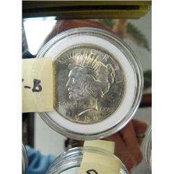 CHOICE on five 1923 peace dollars- brilliant uncirculated (3)