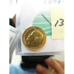 CHOICE on 3 ruble Russian gold coins: 1899 (3)