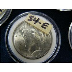 CHOICE on seven 1923 U. Philadelphia peace dollars (3)