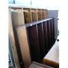 Image 2 : Lot of 4: 3 homemade wooden book shelves; 1 office divider (107)
