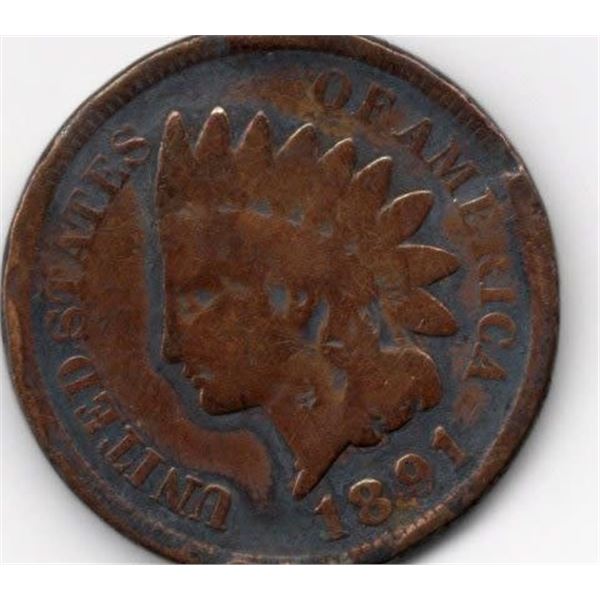 1891 Indian Head Cent