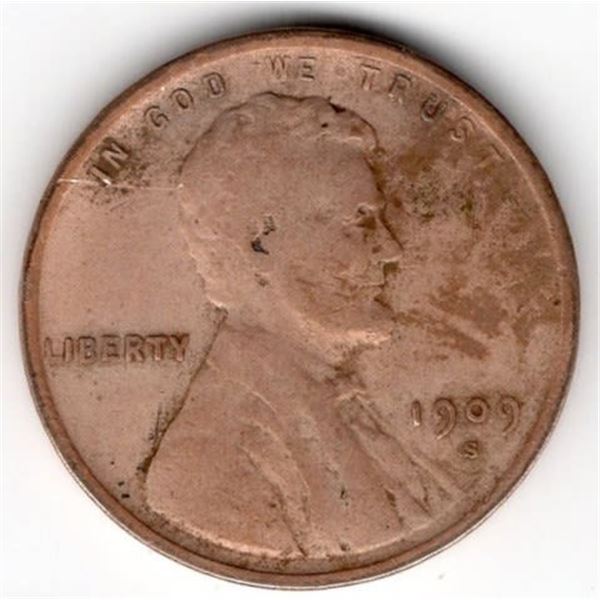 1909-S Lincoln Wheat Cent