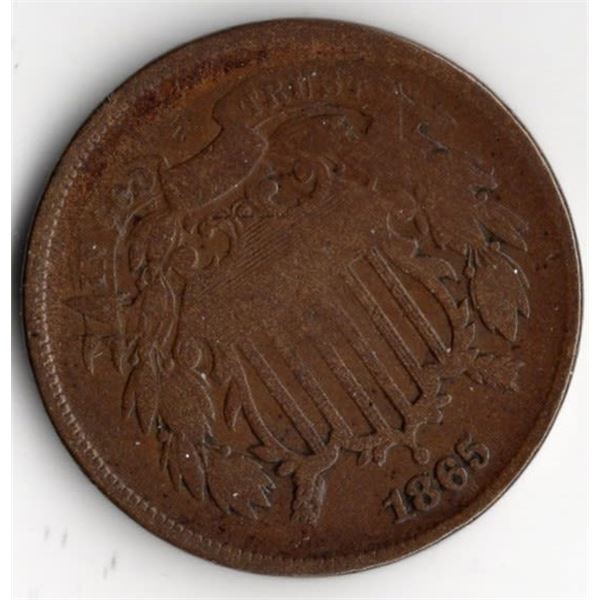 1865 2 Cent Piece