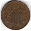 Image 1 : 1864 2 Cent Piece