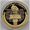 Image 2 : STATUE OF LIBERTY ANNIVERSARY COIN WITH COA