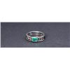 18K White Gold & Emerald Ring by Carlo Rici