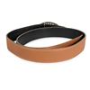 Image 2 : Hermes Gold Black Leather PHW Mirage Reversible Belt 90