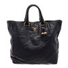 Image 1 : Prada Navy Leather 2Way Shoulder Bag