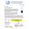 Image 4 : 18.75 ctw Tanzanite and 1.39 ctw Diamond Platinum Pendant/Necklace (GIA CERTIFIE