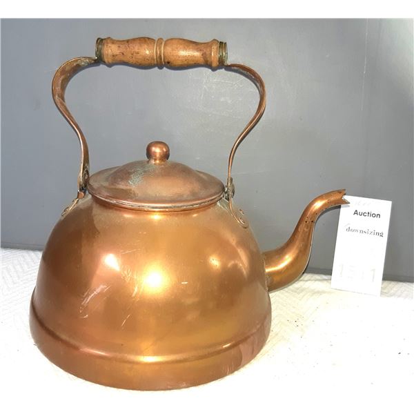 Antique Copper Kettle A