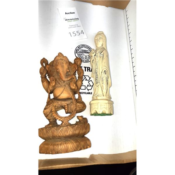 Ganesha & Goddess Figurine A