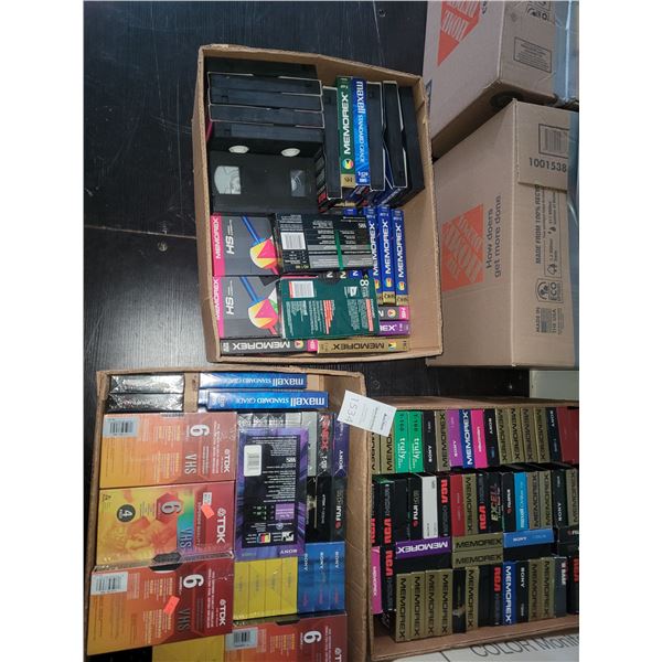 Mainly New Blank VHS Tapes B
