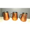 Image 2 : Set 3 Copper Mugs A