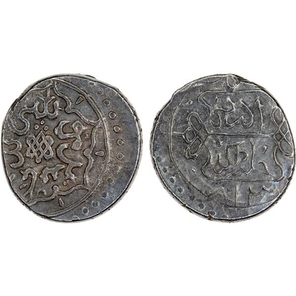 OTTOMAN EMPIRE: Musa Celebi, 1410-1413, AR akçe, Edirne, AH813, VF