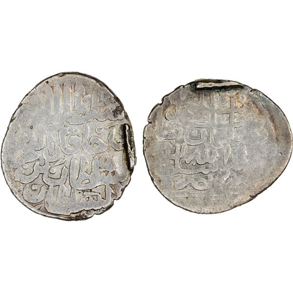 OTTOMAN EMPIRE: Murad III, 1574-1595, AR shahi (4.96g), Basra, AH98x, F-VF