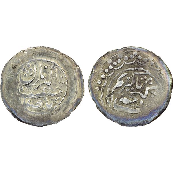 GANJA: Muhammad Hasan Khan, 1760-1780, AR abbasi (2.90g), Ganja, AH1189, VF-EF