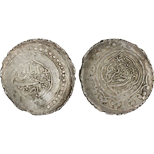 GANJA: Muhammad Hasan Khan, 1760-1780, AR abbasi (3.09g), Ganja, AH1189, choice VF