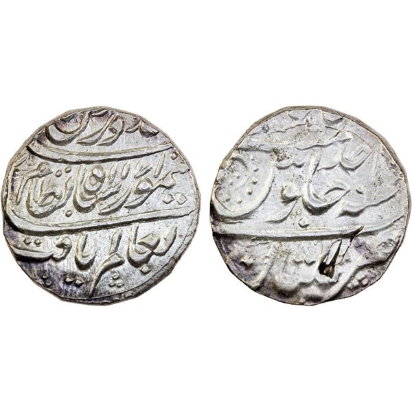 DURRANI: Taimur Shah, as Nizam, 1757-1772, AR rupee (11.51g), Multan, AH1171 year one, choice EF