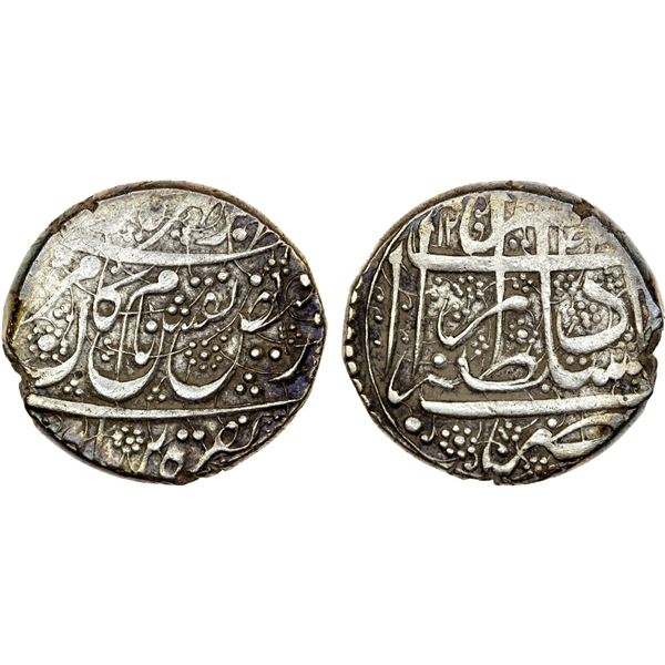 DURRANI: Kamran Shah, 1829-1842, AR rupee (10.18g), Herat, AH1244, VF-EF