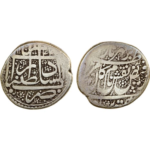 DURRANI: Kamran Shah, 1829-1842, AR rupee (10.16g), Herat, AH1244, Fine