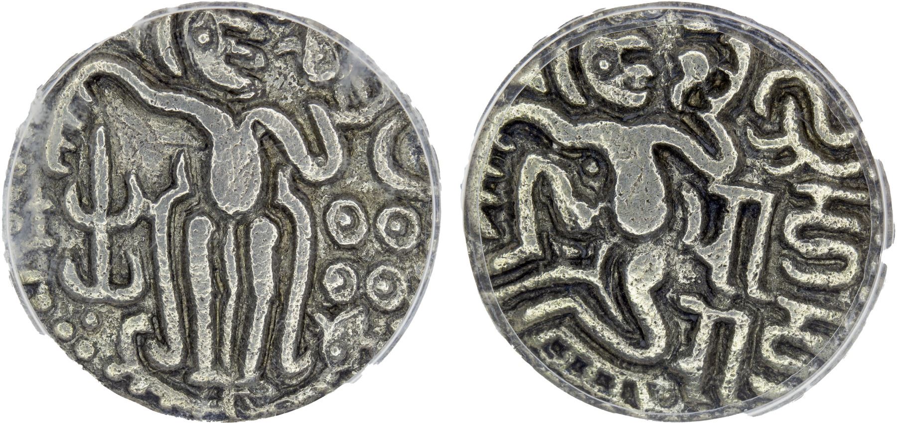 Kahavanu Raja Raja CHOLAS OF TANJORE: Raja Raja, ca. 985-1014, debased AV kahavanu, ANACS ...