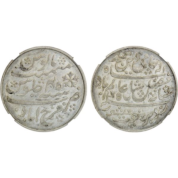 BENGAL PRESIDENCY: AR rupee, Farrukhabad, year 45, NGC MS63
