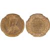Image 1 : BRITISH INDIA: George V, 1910-1936, AE 1/4 anna, 1931(c), NGC MS64 RB