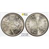 Image 1 : JAPAN: Showa, 1926-1989, AR 1000 yen, year 39 (1964), PCGS MS67
