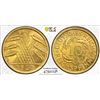 Image 1 : GERMANY: Weimar Republic, 10 reichspfennig, 1931-A, PCGS MS65