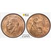 Image 1 : GREAT BRITAIN: George V, 1911-1936, AE penny, 1935, PCGS MS64 RB