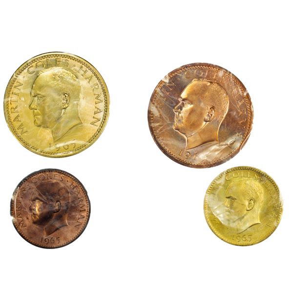 LUNDY: 4-coin proof set, 1965