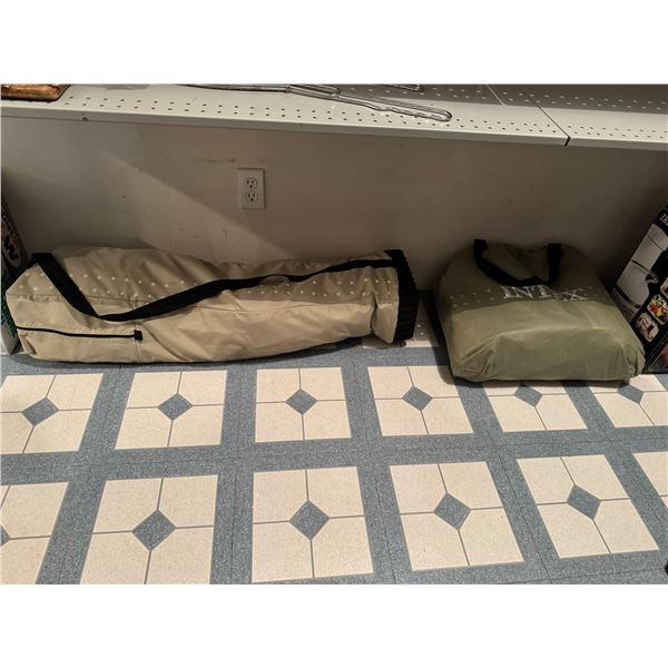 Blow up bed and frame