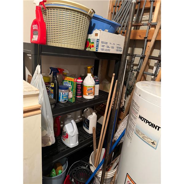 Lot of cleaning  supplies