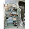 Image 1 : Greenhouse stand and contents