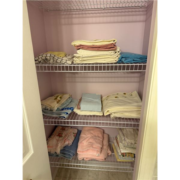 Towels sheets and Linens
